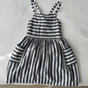 Grey and White Stripe Carters Summer Dress